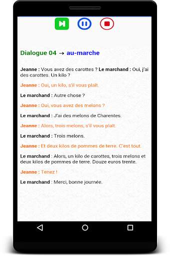 dialogues en français audio avec texte screenshot 3