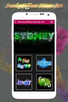 Smoke Effect Name Art Photo Editor screenshot 1