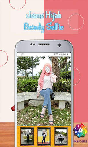 Hijab Jeans Beauty Selfie screenshot 3
