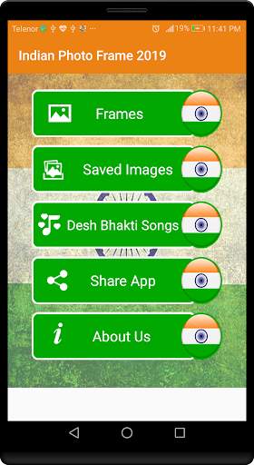 Indian Flag Photo Frame  & Desh Bhakti songs  2021 6 تصوير الشاشة
