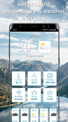 Temperature Today: Weather App screenshot 1