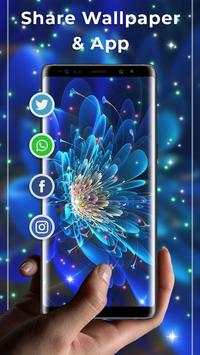 Glowing Flowers Free Live Wallpapers screenshot 4