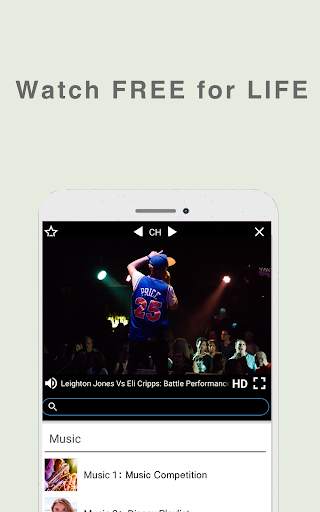 Unlimited TV Shows/Music App 5 تصوير الشاشة