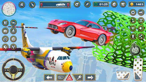 Crazy Car Stunt game mega ramp screenshot 3