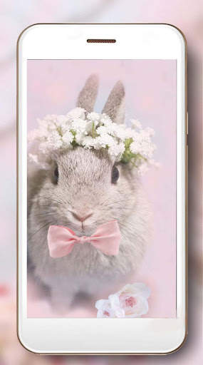 Bunnies Glamour Live Wallpaper screenshot 7