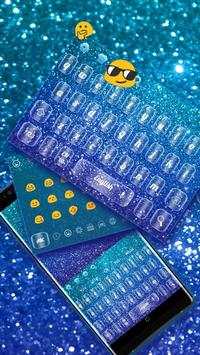 Blue Sequins Keyboard screenshot 1