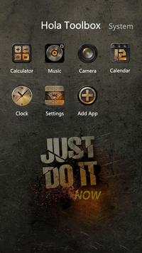 Tema Metallic Burn screenshot 3