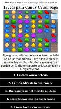 Trucos para Candy Crush Saga screenshot 1