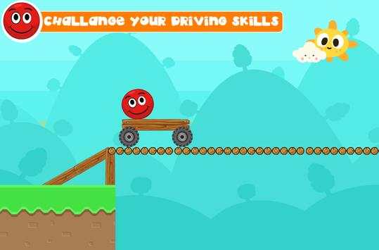 Angry Red Game Ball 4 Roundhit screenshot 2