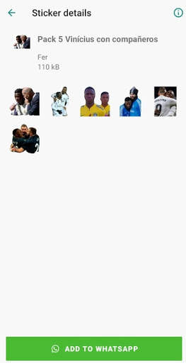 Stickers de Vinícius para Whatsapp - WAStickerApps screenshot 6