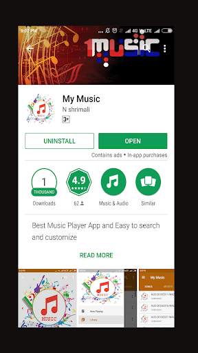 Music Player screenshot 2