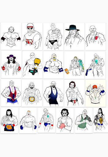how to draw wwe heros screenshot 1
