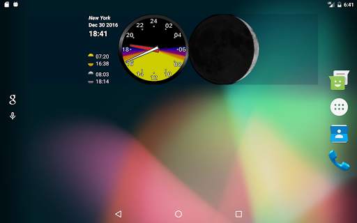 Sunrise Clock Widget screenshot 10