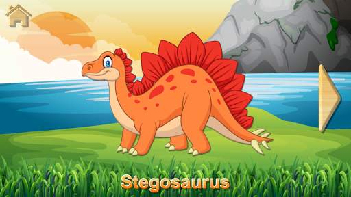 Funny Dinosaurs Kids Puzzles, full game. screenshot 4