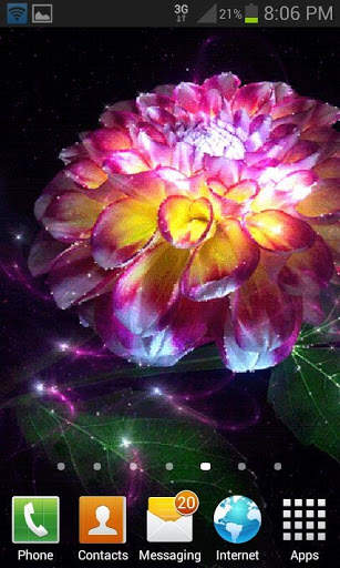Magic Flower Light LWP screenshot 3