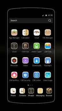 Black Gold Luxury Theme screenshot 2