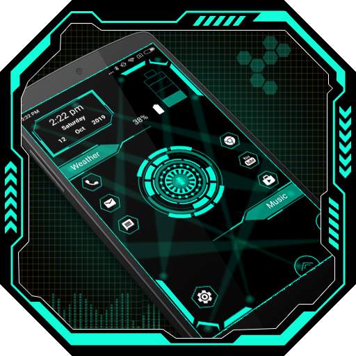 Hi-tech Launcher 3 - AppLock 8.0