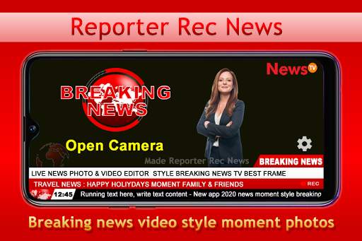 Reporter Rec News - Video Entertainment News Style screenshot 1
