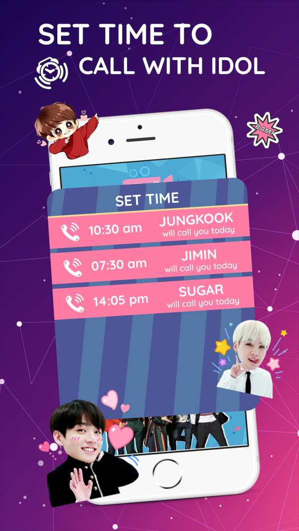 BTS Video Call Prank - Call With BTS Idol Prank screenshot 2