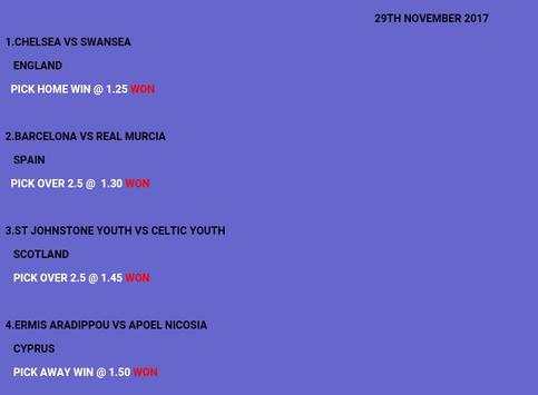 SURE DAILY ODDS screenshot 2