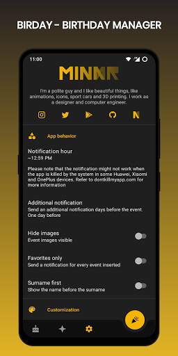 Birday - Birthday Manager 🎂 screenshot 7