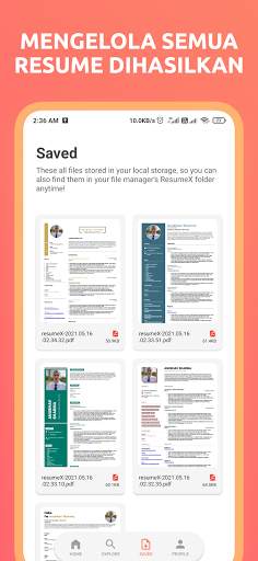 ResumeX: cv pembuat resume screenshot 6