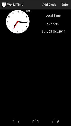 World Timepiece screenshot 2