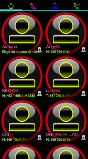 THEME SWIPE DIALER GLOW COLORS screenshot 4