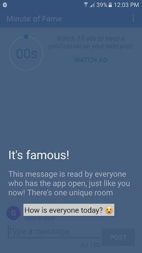 Minute of Fame - Be Famous! screenshot 4