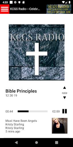 KCGS RADIO screenshot 1