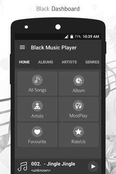 Black Music Player screenshot 2