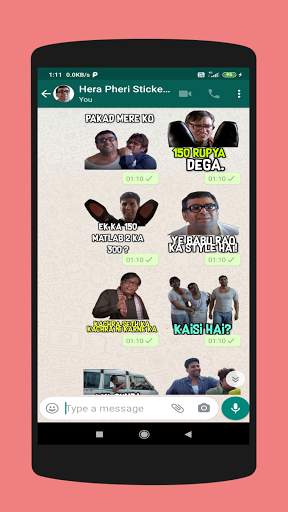 Hera Pheri Stickers For Whatsapp screenshot 1