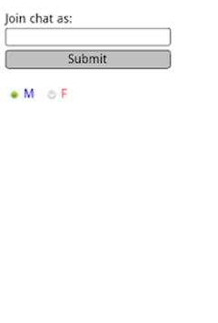 Peer to peer chat via WiFi screenshot 1