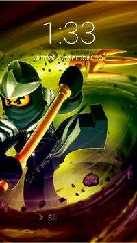 Lego Ninja Lock Screen скриншот 1