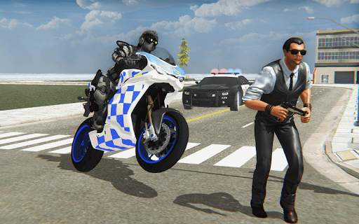 Police Bike Real Crime City Driver screenshot 4