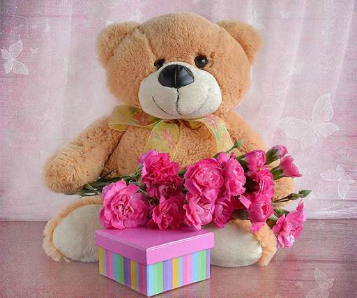 Cute Teddy Bear Live Wallpaper screenshot 2