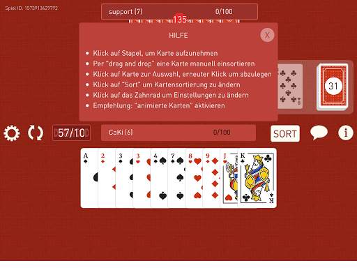 Pro Rommé online screenshot 12