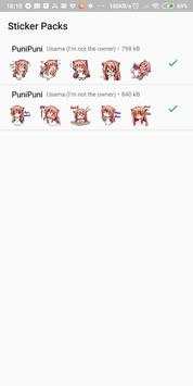 WhatsApp PuniPuni Sticker screenshot 1