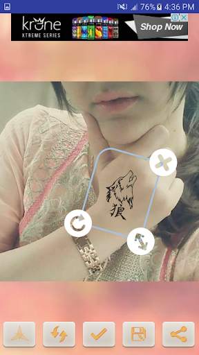 Tattoo My Photo Editor screenshot 5