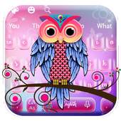 Cute Owl Keyboard 10001004