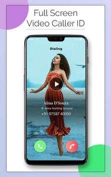 Full Screen Video Caller - True Caller ID скриншот 1