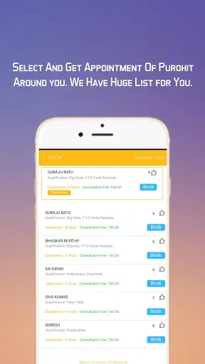 Purohithulu - Purohit Booking Pro screenshot 4