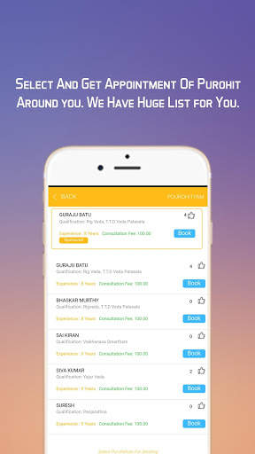 Purohithulu - Purohit Booking Pro screenshot 4