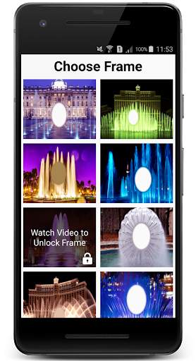 Water Fountain Photo Frames 2 تصوير الشاشة