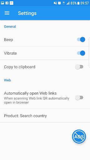 Barcode reader & QR scanner screenshot 8