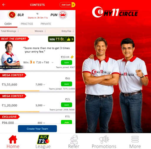 My 11 Circle - My Circle 11 & My11Circle My11Team screenshot 3