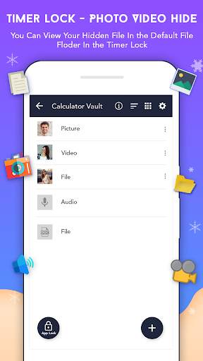 Timer Lock - Photo Video Hide Locker screenshot 4