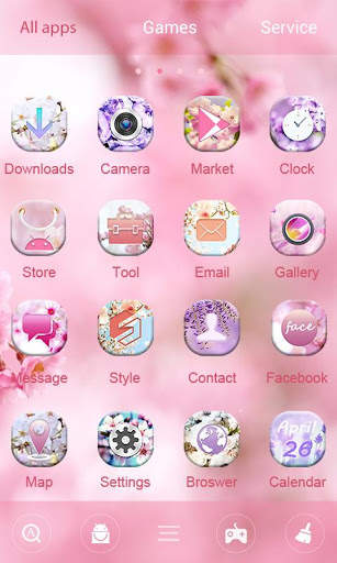 Flowers GO Launcher Theme screenshot 3