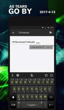 As Tears Go By Keyboard Theme screenshot 1