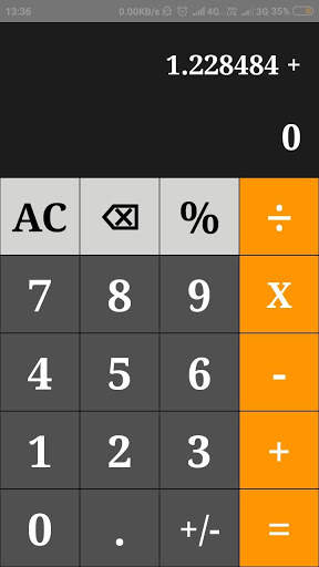 Calculator screenshot 1